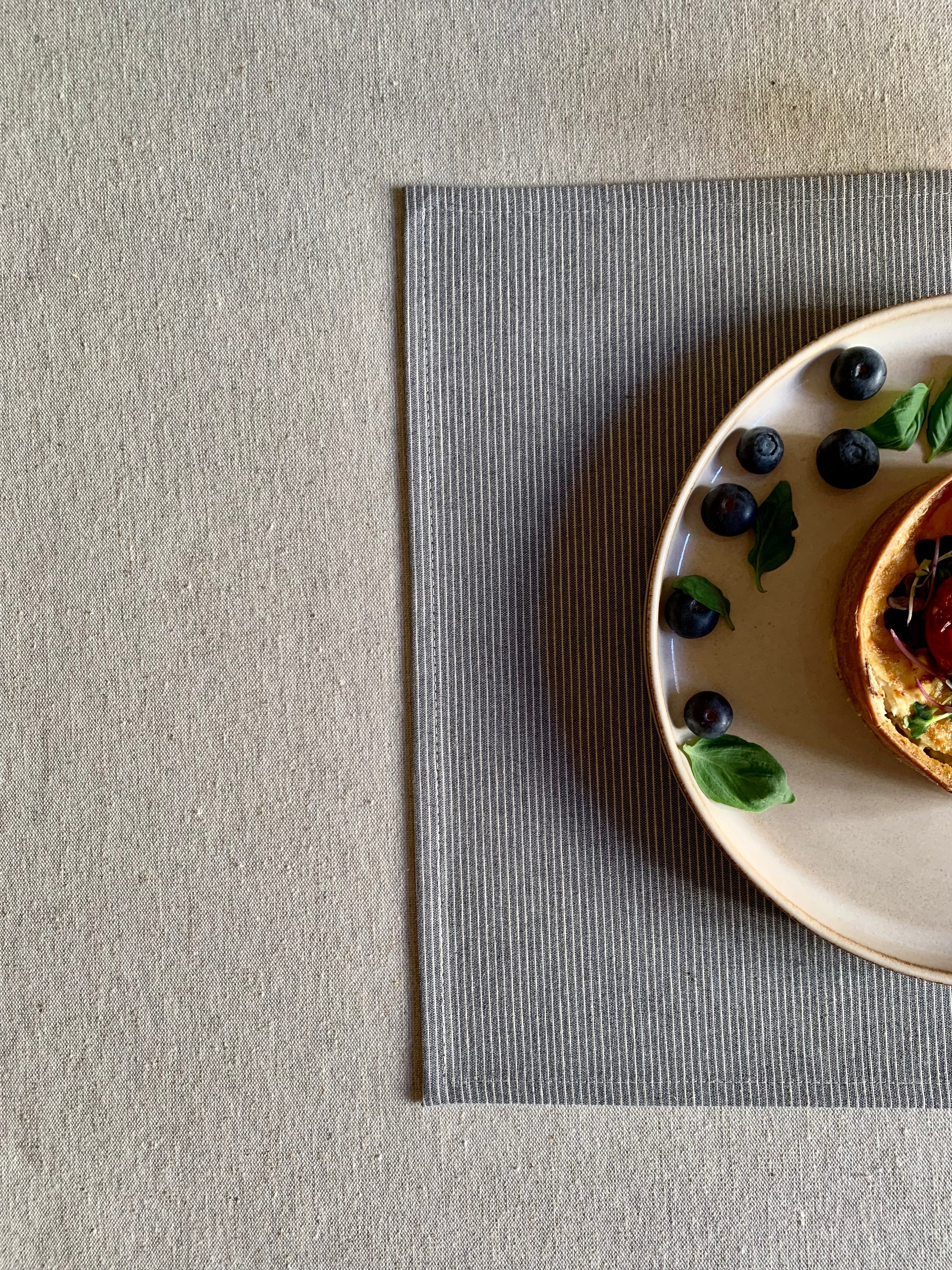 Set de table 30x43cm, coton recyclé, imprimé | Nord 2