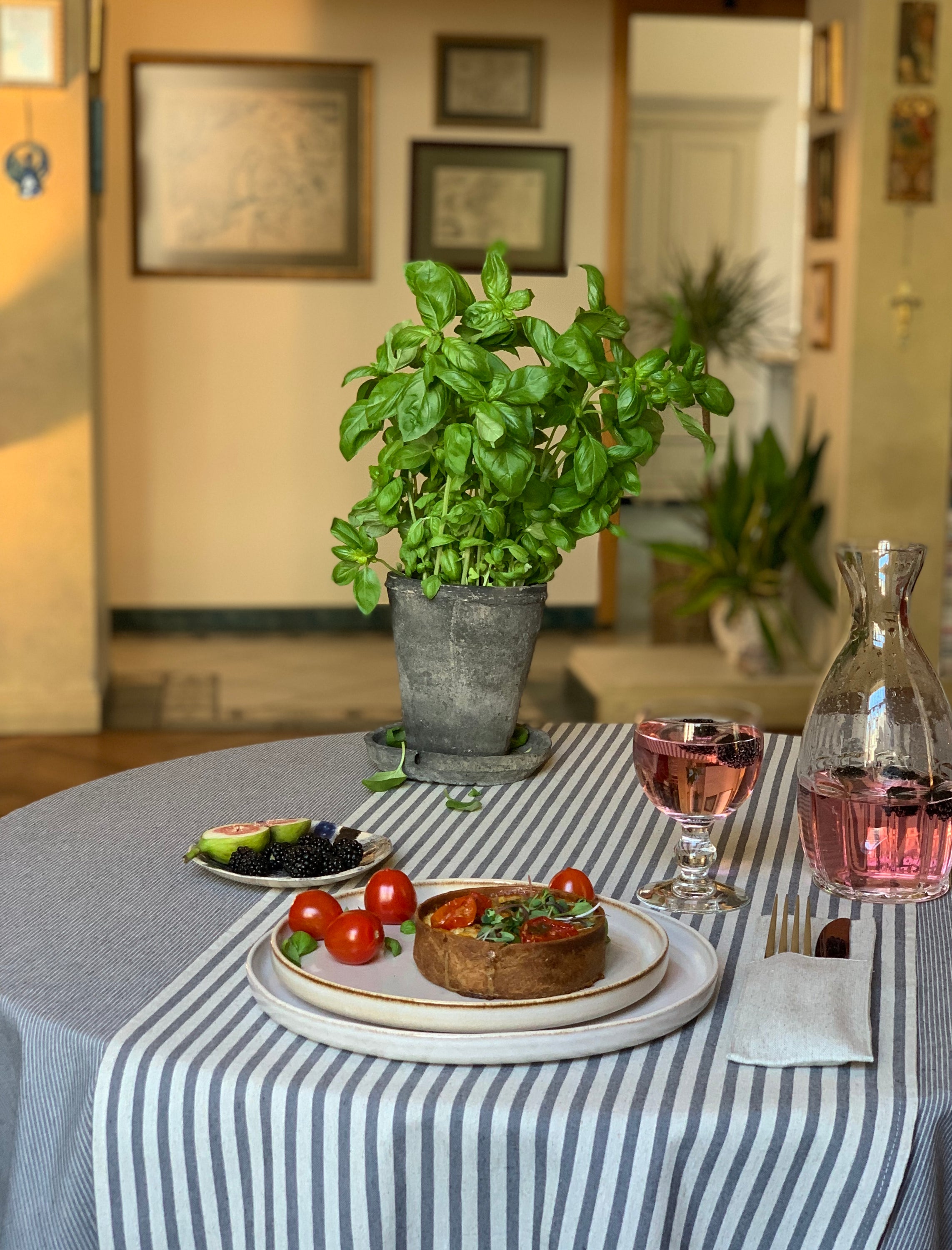 Chemin de table, tissu recyclé | Nord 1