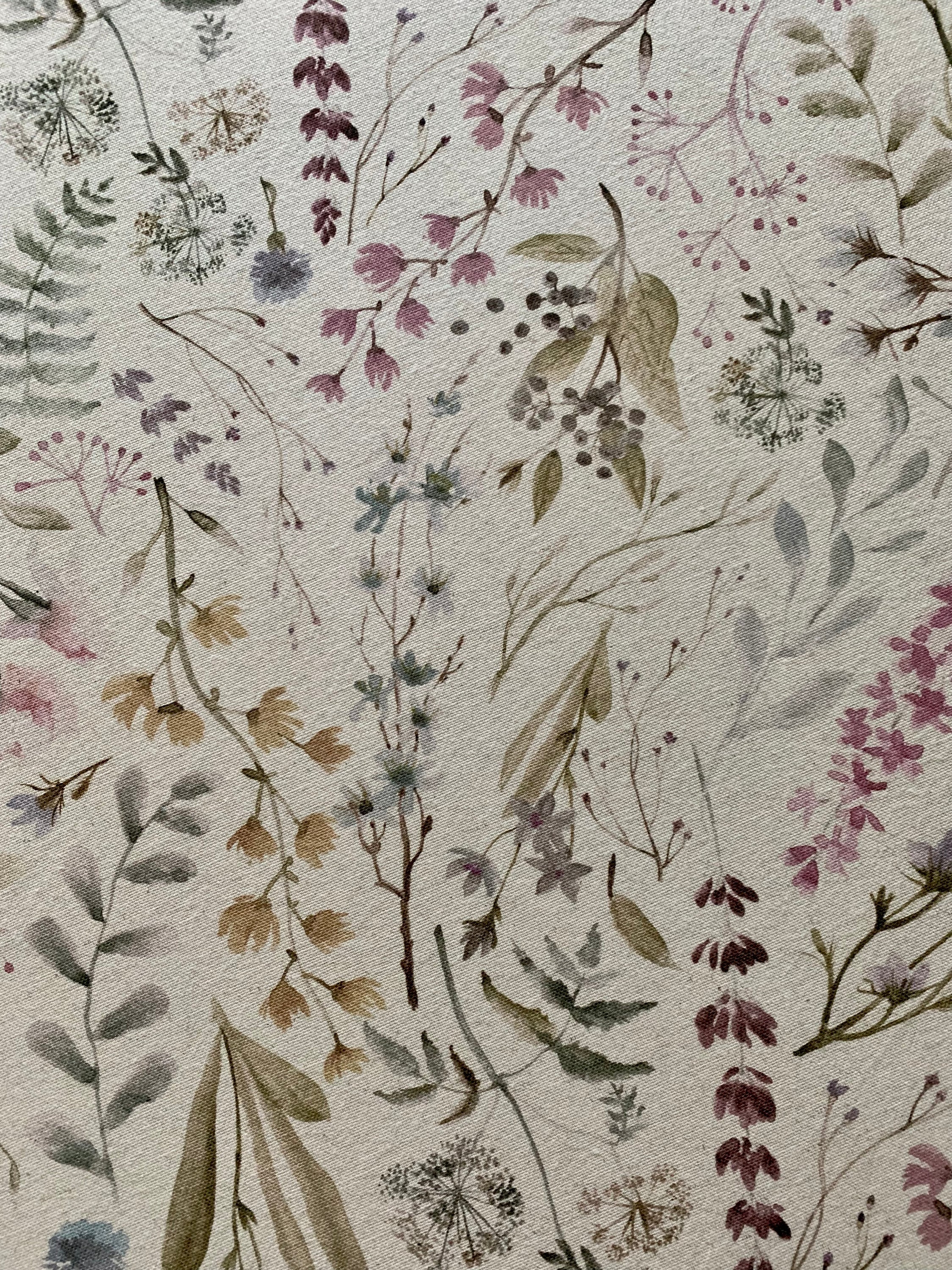 Table Runner, Linen-Cotton Mix, Printed | Aitana