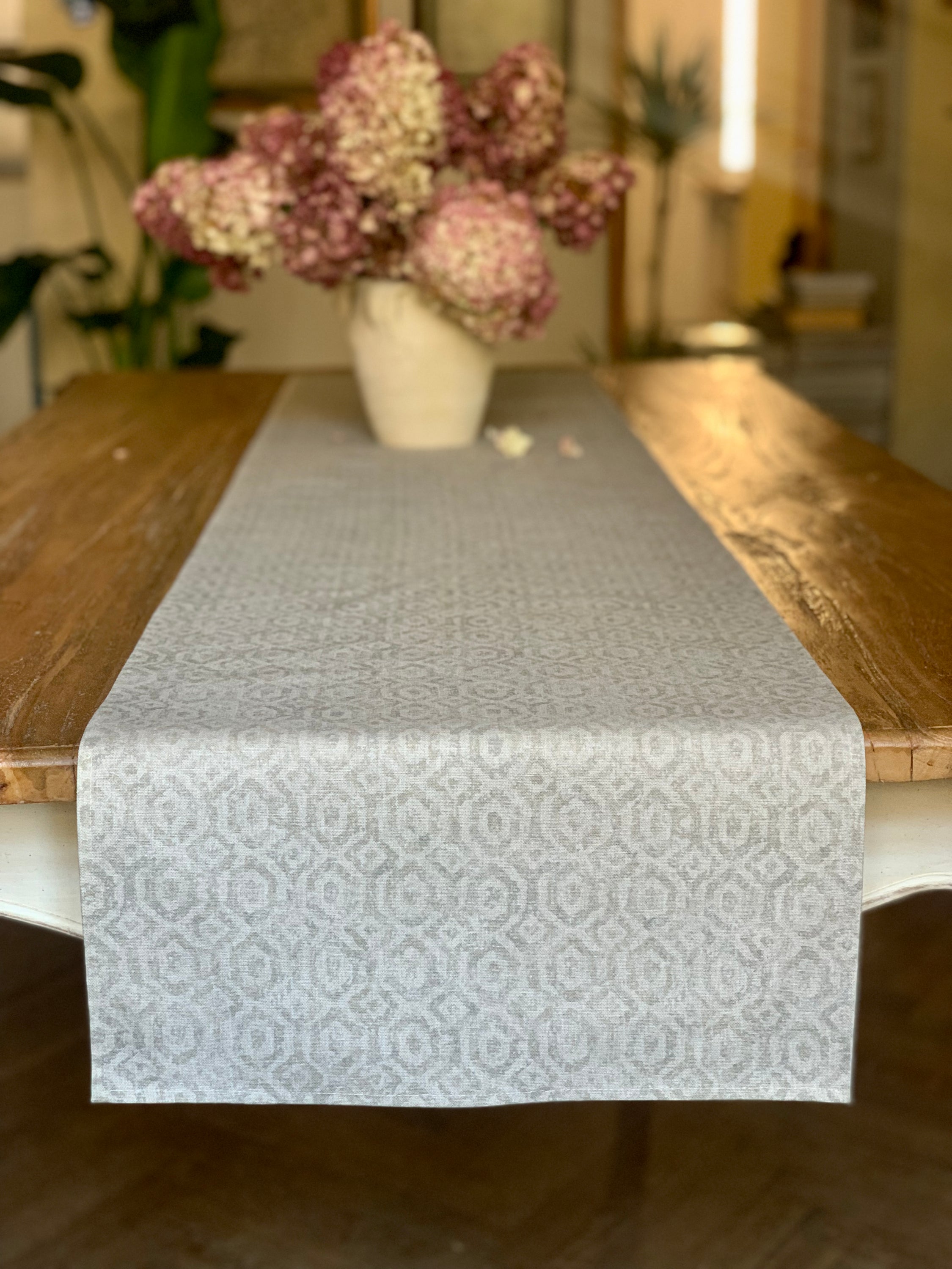 Tischläufer, 100 % Bio-Baumwolle, bedruckt | Helga