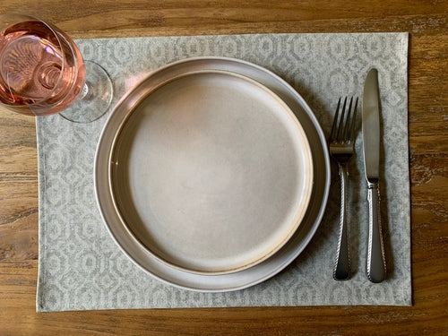 Set de table 30 x 43 cm, 100 % coton biologique, imprimé | Helga