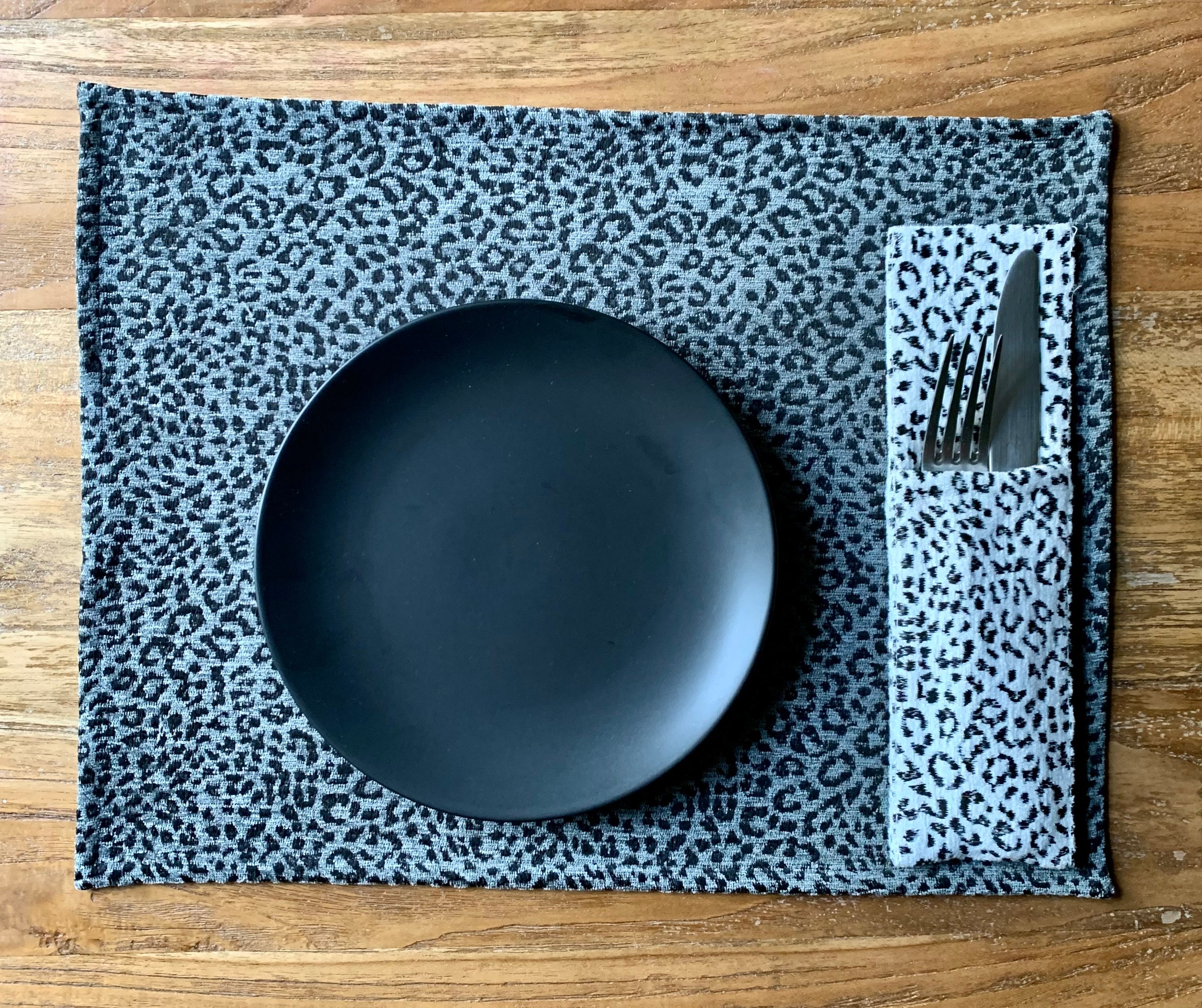 Set de table 30 x 43 cm, jacquard chenille | Jungle