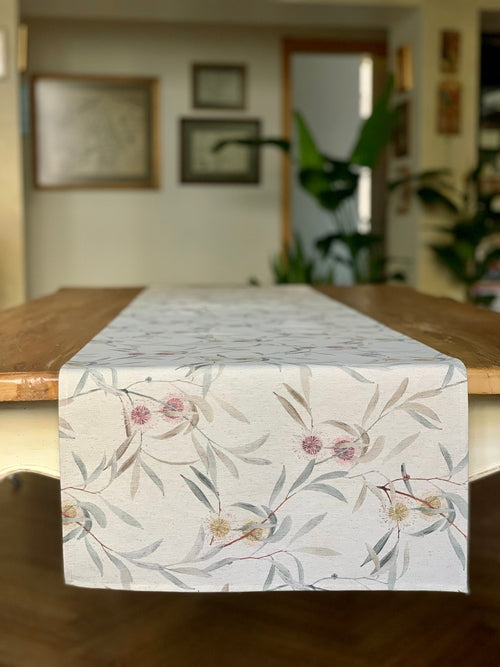 Table Runner, Recycled Cotton, Printed | Pipo Fresno