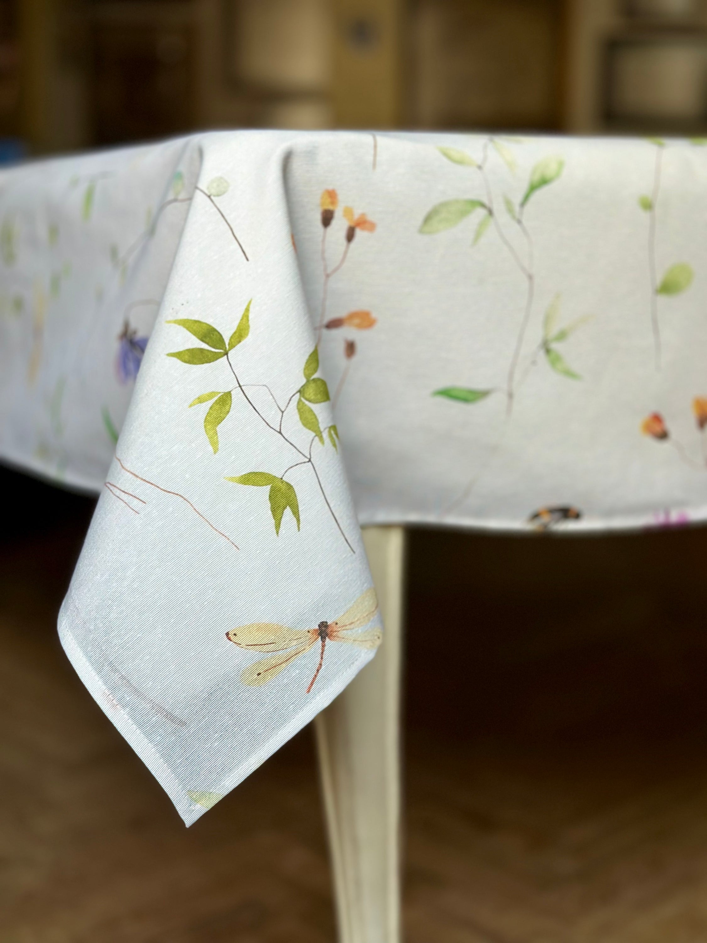 Nappe rectangulaire, ambiance printanière | Floraison précoce