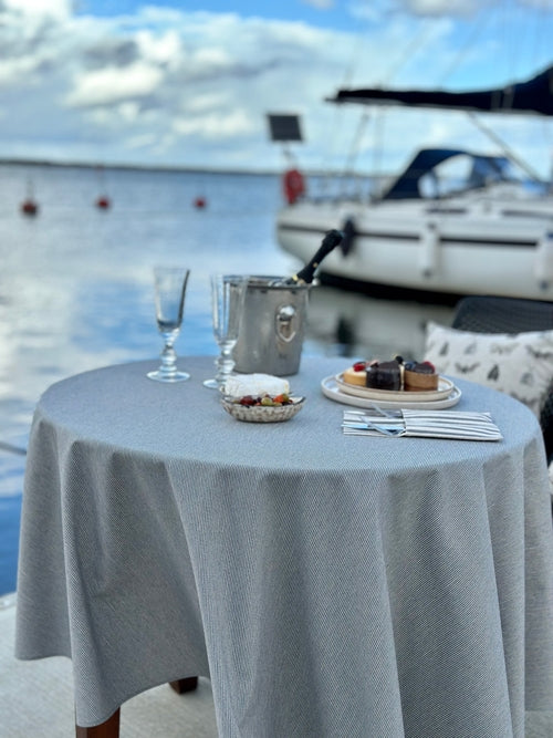 Nappe ronde en tissu recyclé | Nord 2