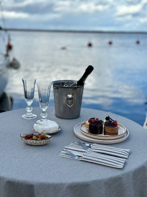 Nappe ronde en tissu recyclé | Nord 2