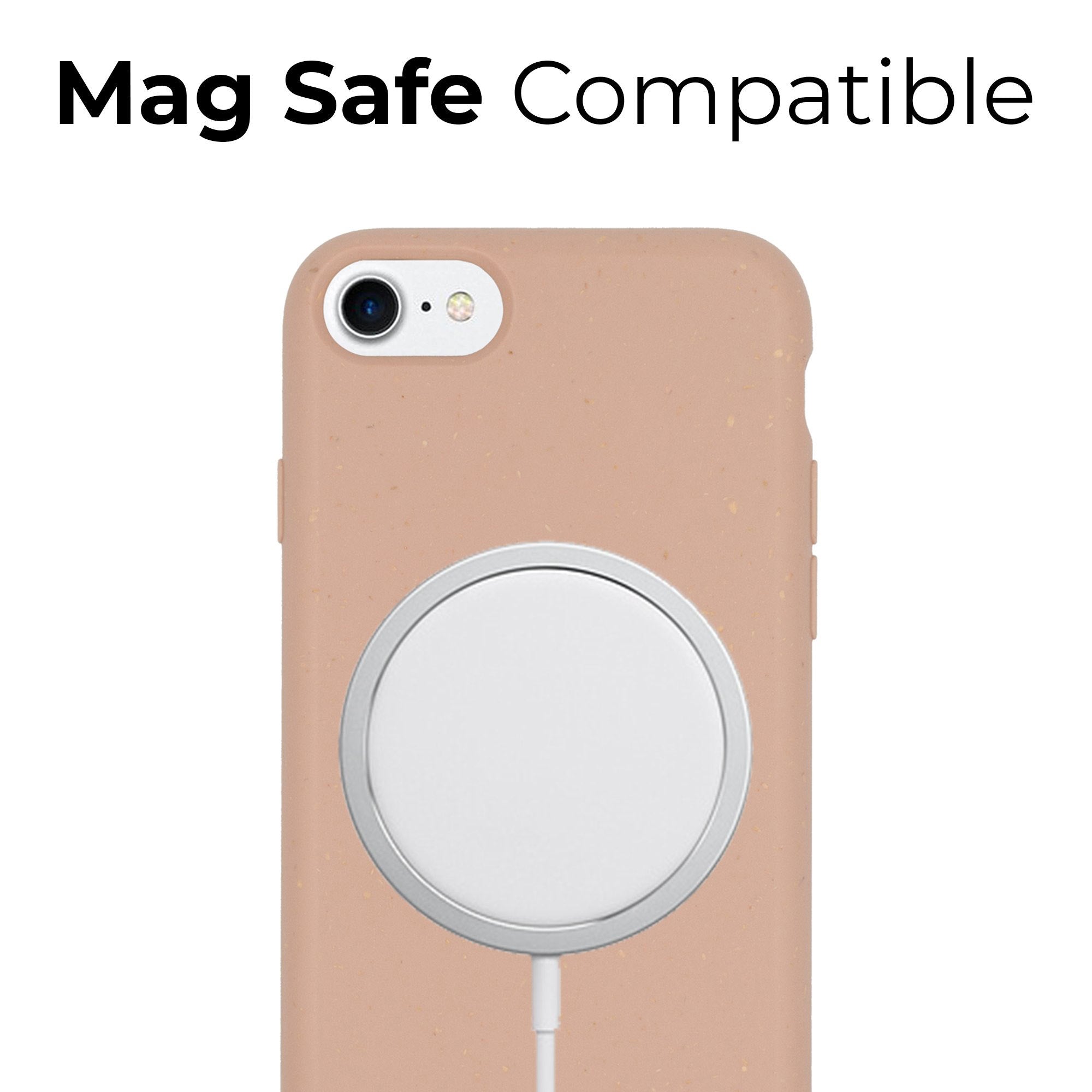 Étui de téléphone biodégradable et personnalisé - Rose pastel