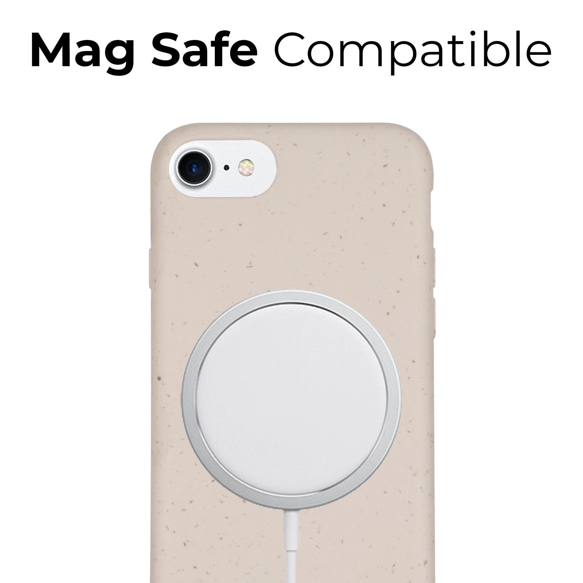 Biodegradable Personalized Phone Case - Natural White