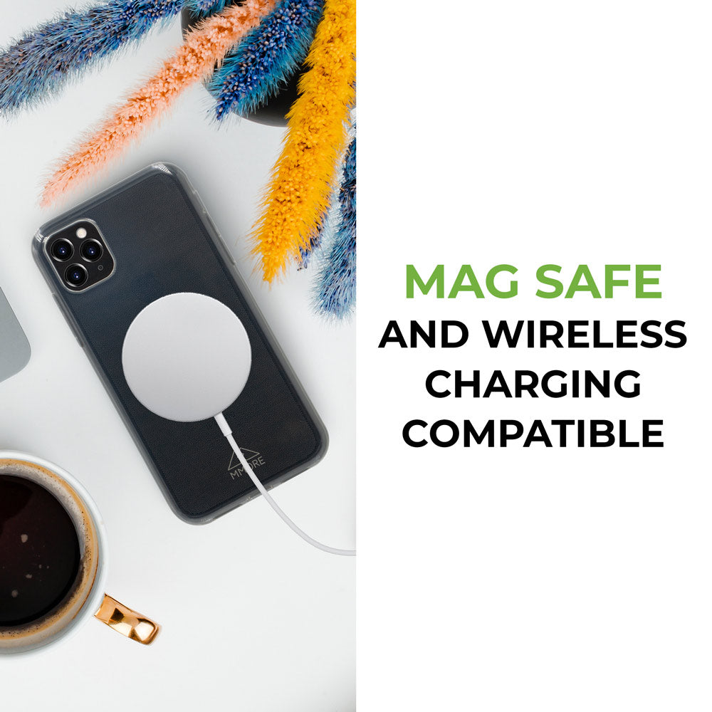 Transparente Handyhülle aus recyceltem Meeresplastik