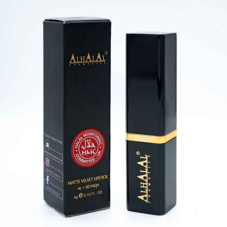 Alhalal Cosmetics Bruin Lippenstift Finition Mat Velours