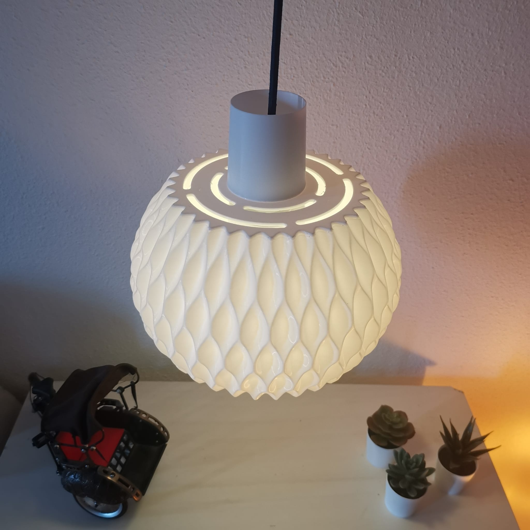 Opal Glow Pendant Lamp