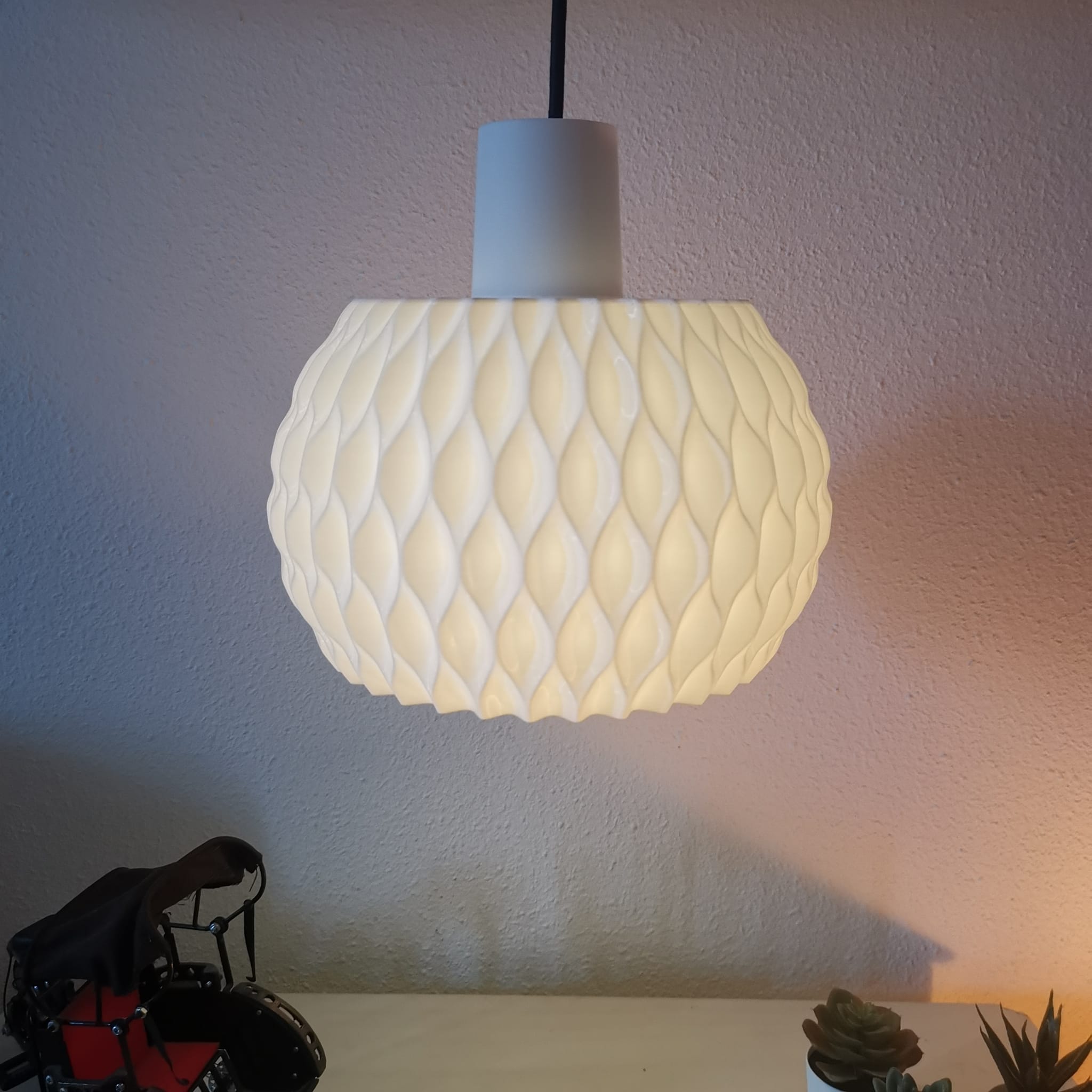 Opal Glow Pendant Lamp