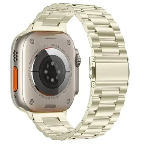 Bracelet en acier inoxydable pour Apple Watch 44 mm, 45 mm, 38, 42, 40 et 41 mm