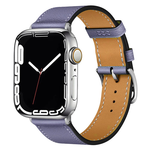 Bracelets de montre en cuir pour Apple Watch 46 mm, 44 mm, 49 mm, 45 mm et 42 mm