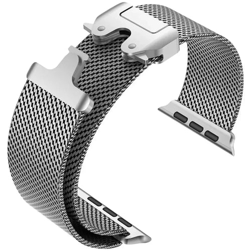 Bracelet milanais en acier inoxydable pour Apple Watch Ultra 2 et 3 (49 mm, 46 mm, 42 mm et 41 mm).