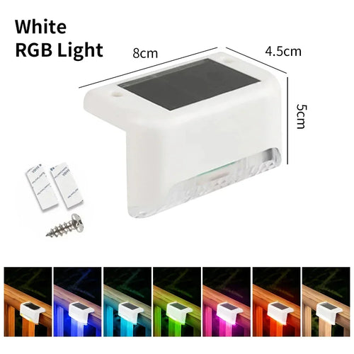 1pcs 4pcs Solar Deck Lights Outdoor Solar Lights Waterproof Garden