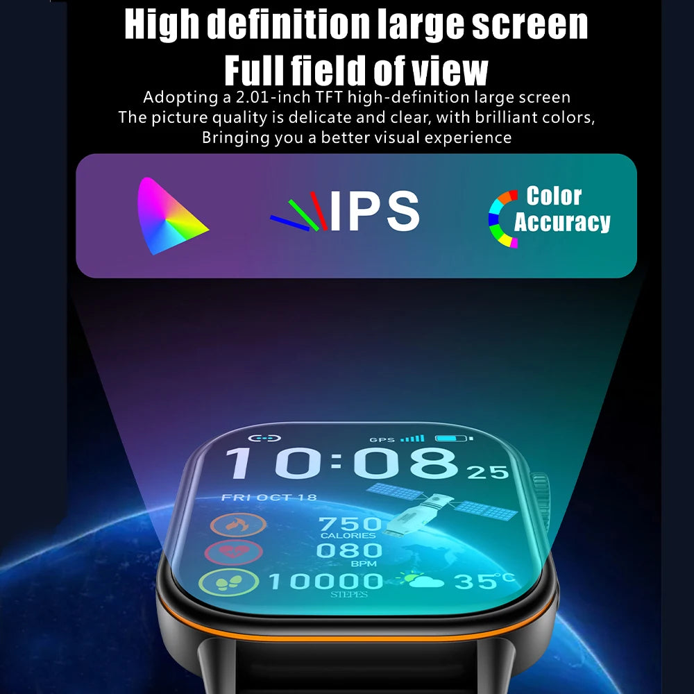 GEJIAN 2025 New GPS SmartWatch Heart Rate Sleep Monitoring Sensor And