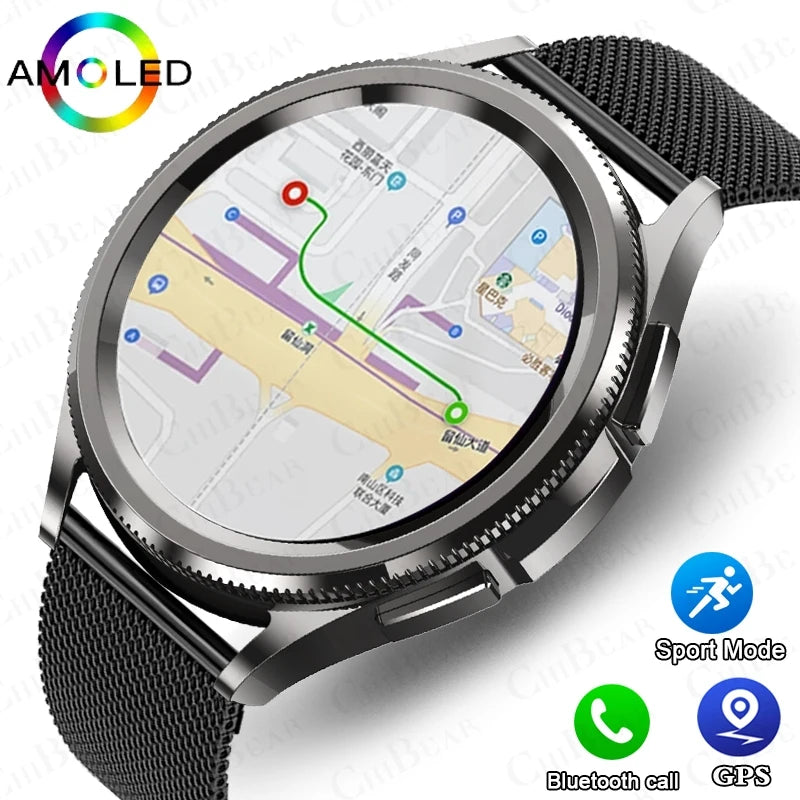 Watch 6 Classic Bluetooth Call Smart Watch Men GPS Outdoor Sports
