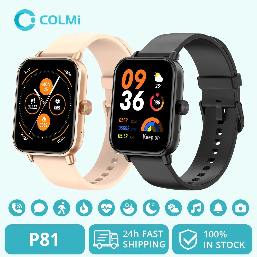 COLMI P81 Voice Calling Smart Watch Ultra 1.9 inch Screen 24H Health