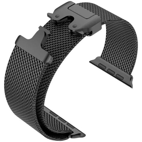 Bracelet milanais en acier inoxydable pour Apple Watch Ultra 2 et 3 (49 mm, 46 mm, 42 mm et 41 mm).