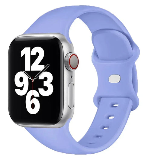 Bracelet en silicone pour Apple Watch 40 mm, 44 mm, 46 mm, 45 mm, 41 mm, 49 mm et 38 mm