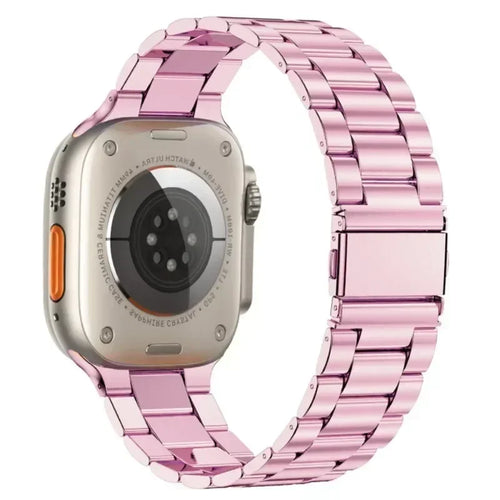 Bracelet en acier inoxydable pour Apple Watch 44 mm, 45 mm, 38, 42, 40 et 41 mm