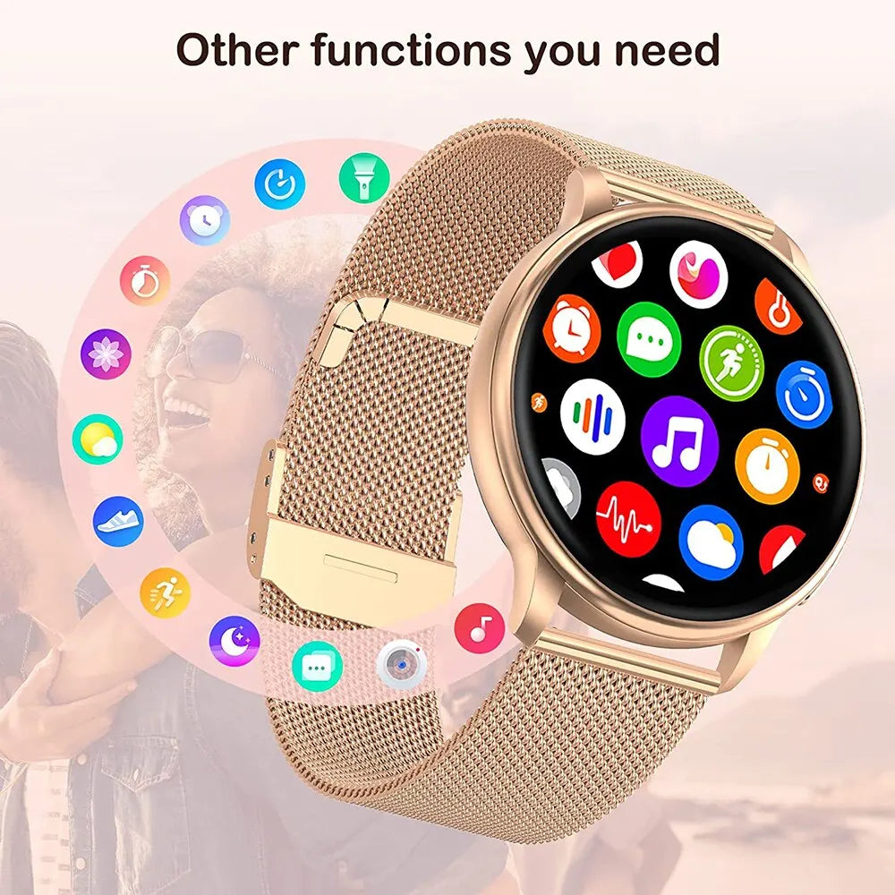 MEVADEN Bluetooth Call Smart Watch Women Custom Dial Watches Men Sport