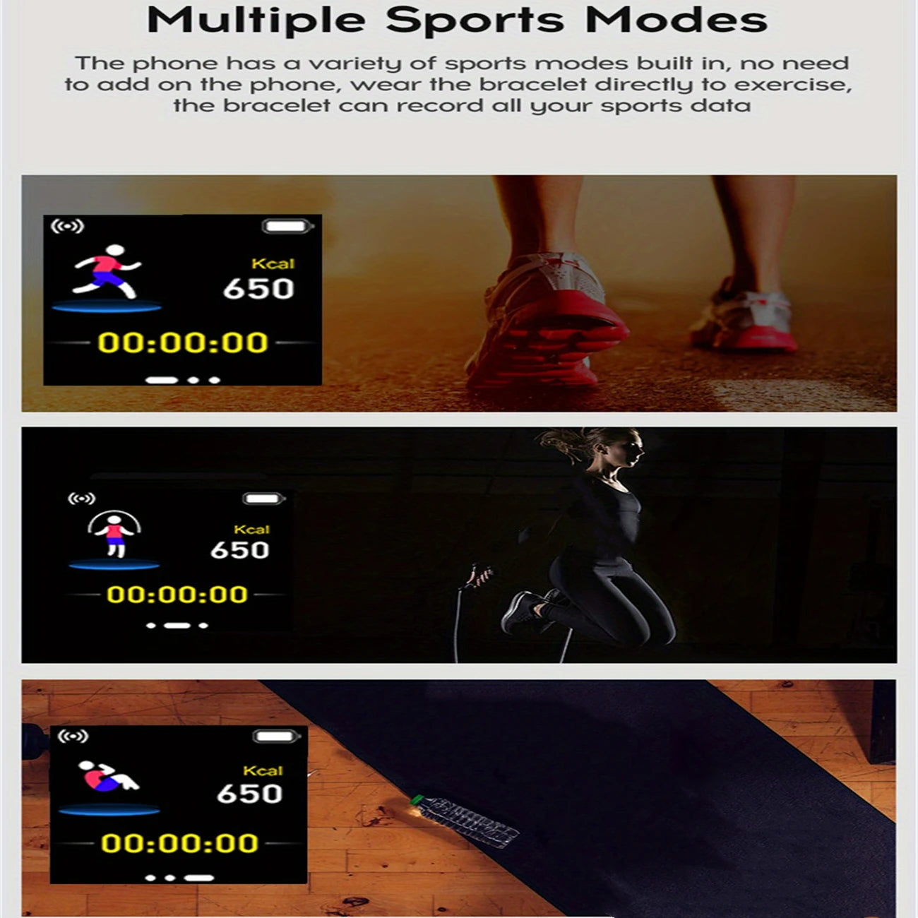 Multifunctional Smart Watch Men Women Bluetooth Connected Phone Music