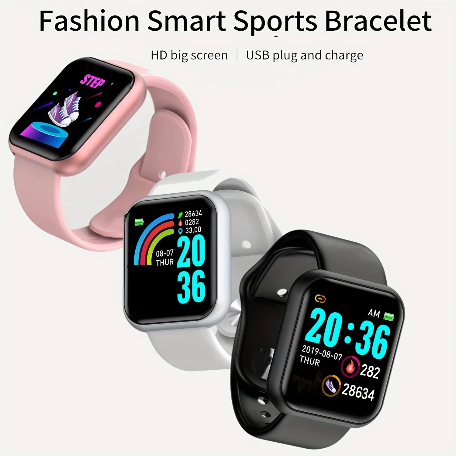 Multifunctional Smart Watch Men Women Bluetooth Connected Phone Music