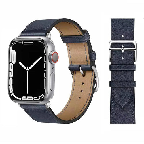 Bracelets de montre en cuir pour Apple Watch 46 mm, 44 mm, 49 mm, 45 mm et 42 mm