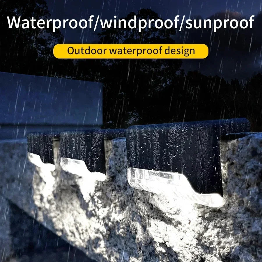 1pcs 4pcs Solar Deck Lights Outdoor Solar Lights Waterproof Garden