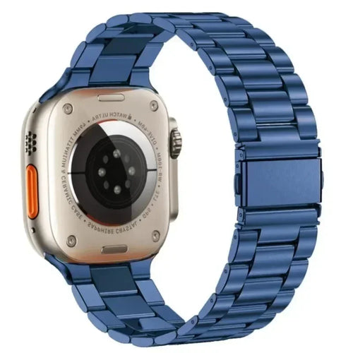 Bracelet en acier inoxydable pour Apple Watch 44 mm, 45 mm, 38, 42, 40 et 41 mm