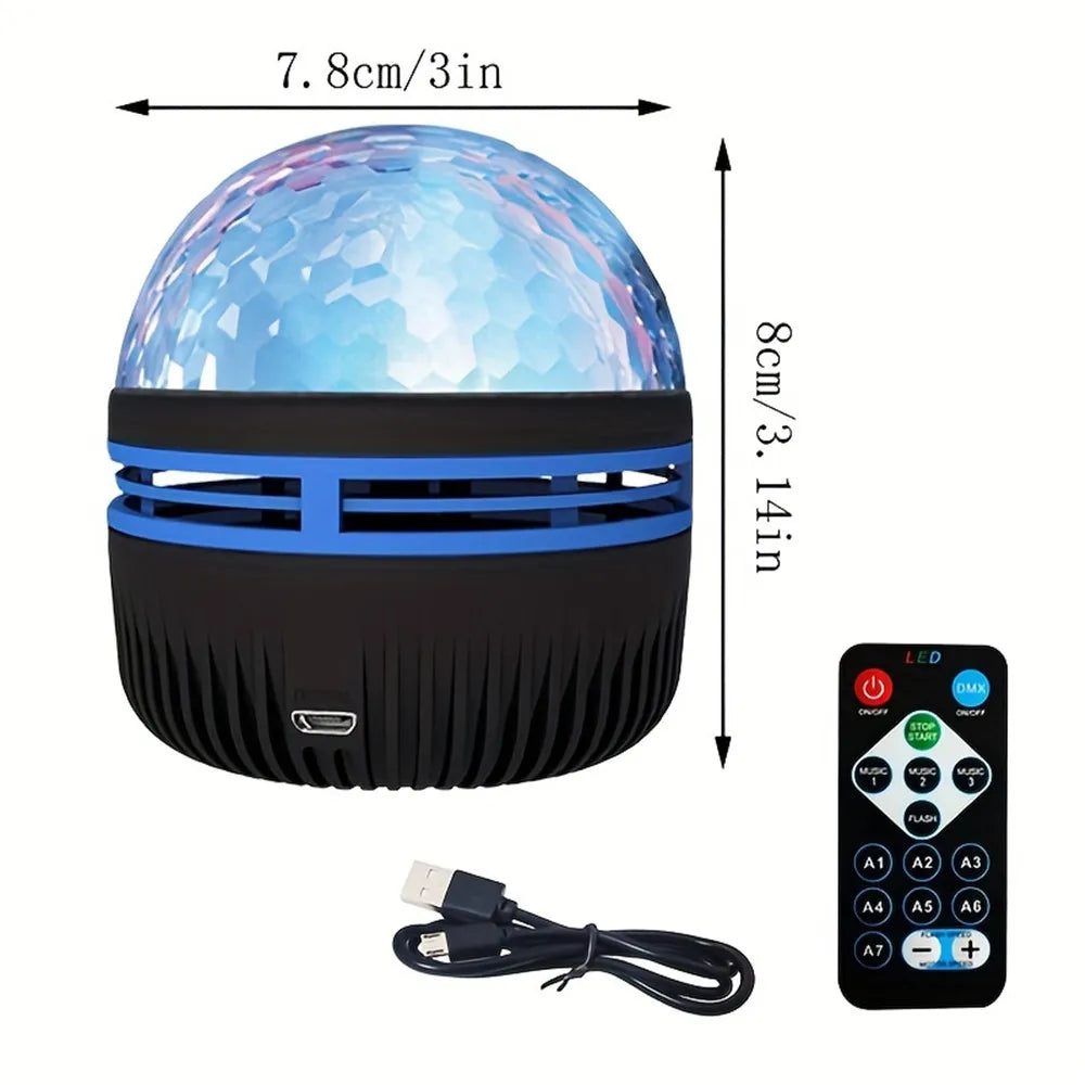 LED Starry Galaxy Ocean Wave Projector RGB Smart Remote Control Lamp