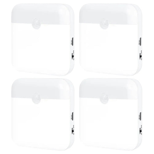 Motion Sensor Night Lights, TYPE-C Rechargeable Cabinet light,