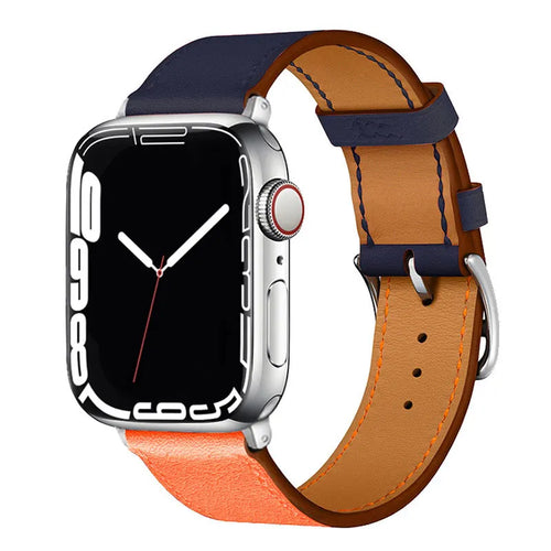 Bracelets de montre en cuir pour Apple Watch 46 mm, 44 mm, 49 mm, 45 mm et 42 mm