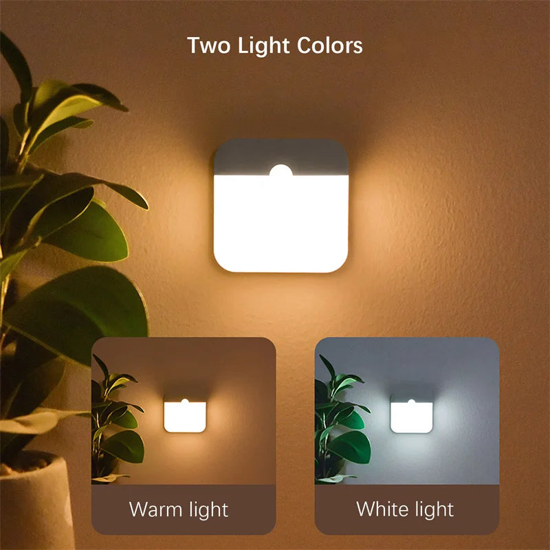 Motion Sensor Night Lights, TYPE-C Rechargeable Cabinet light,