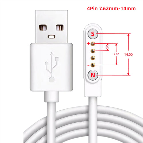 Universelles magnetisches Ladekabel USB-Dock-Ladegerät Stromkabel für