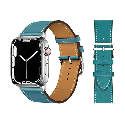 Bracelets de montre en cuir pour Apple Watch 46 mm, 44 mm, 49 mm, 45 mm et 42 mm