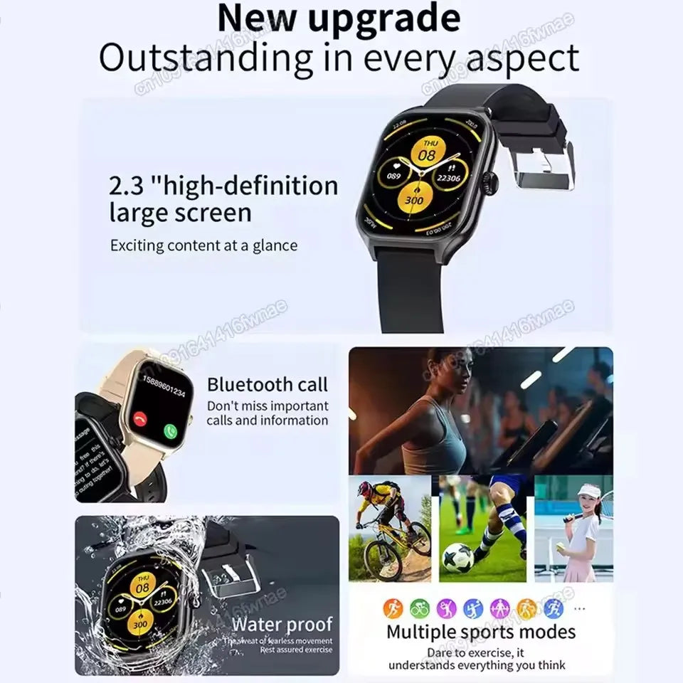 Smart Watch GTS Men Women 1.77 Full Touch Screen Sports Fitness Watch