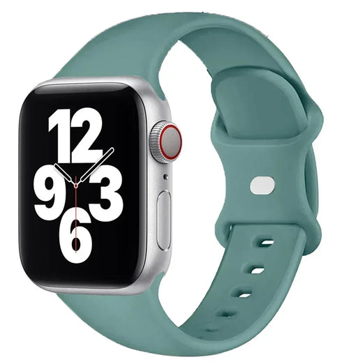 Bracelet en silicone pour Apple Watch 40 mm, 44 mm, 46 mm, 45 mm, 41 mm, 49 mm et 38 mm