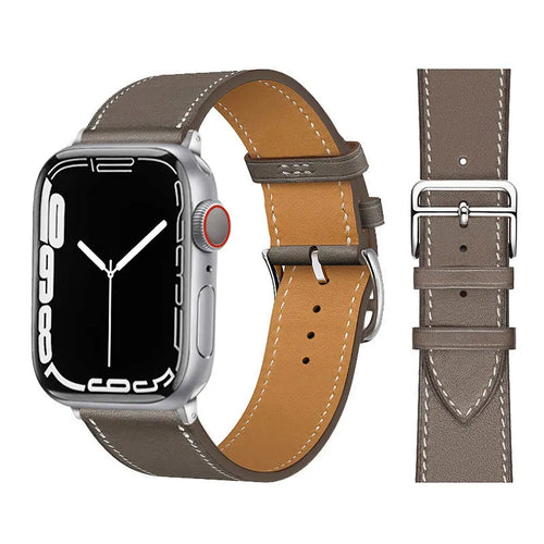 Bracelets de montre en cuir pour Apple Watch 46 mm, 44 mm, 49 mm, 45 mm et 42 mm