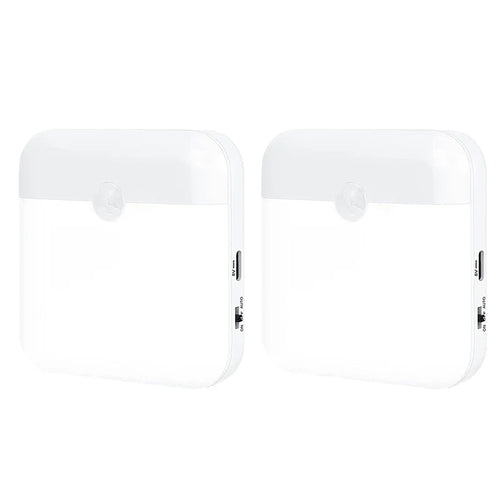 Motion Sensor Night Lights, TYPE-C Rechargeable Cabinet light,