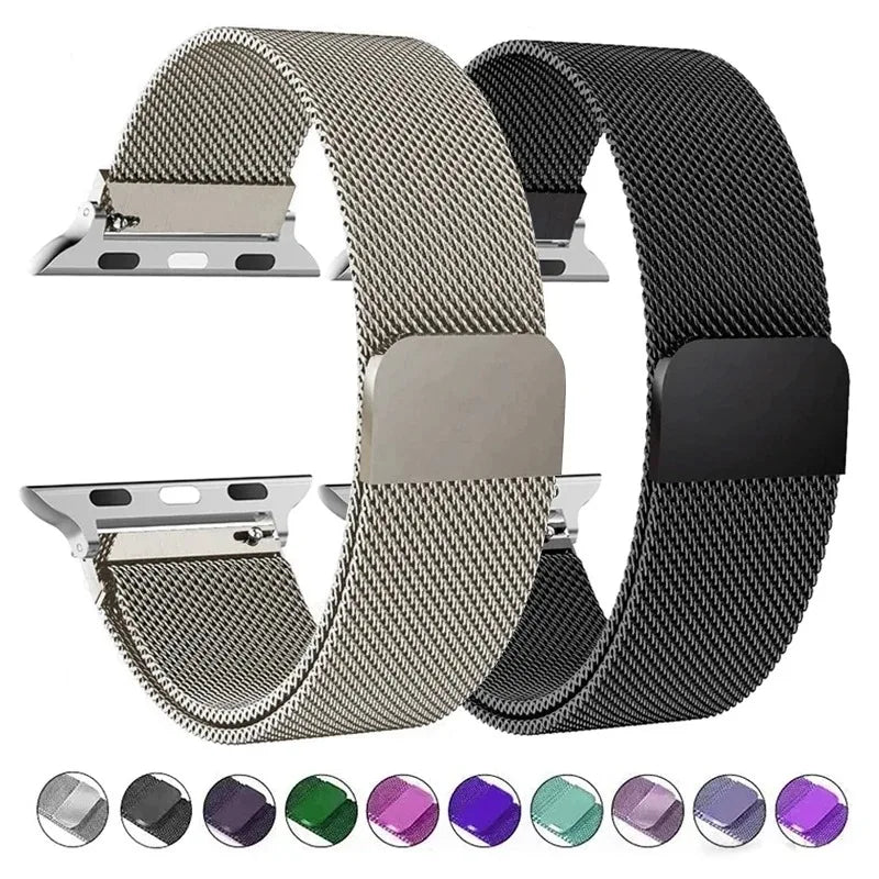 Milanese band For apple Watch Straps 44mm 40mm 45mm 49mm 41mm 38mm 42