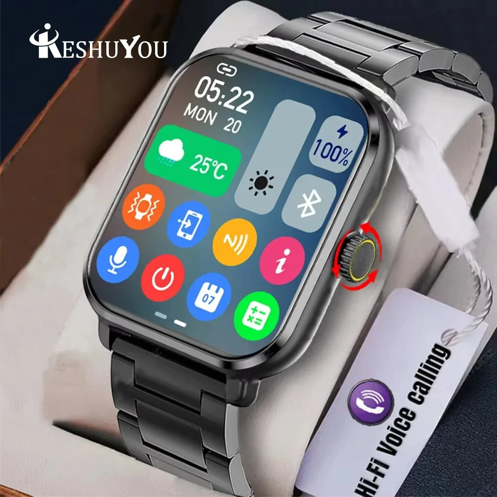 KESHUYOU New Smart Watch H9 Pro MAX 2.01-inch HD Display Bluetooth