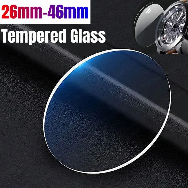 26-46mm Universal Tempered Glass Smartwatch Screen Protector