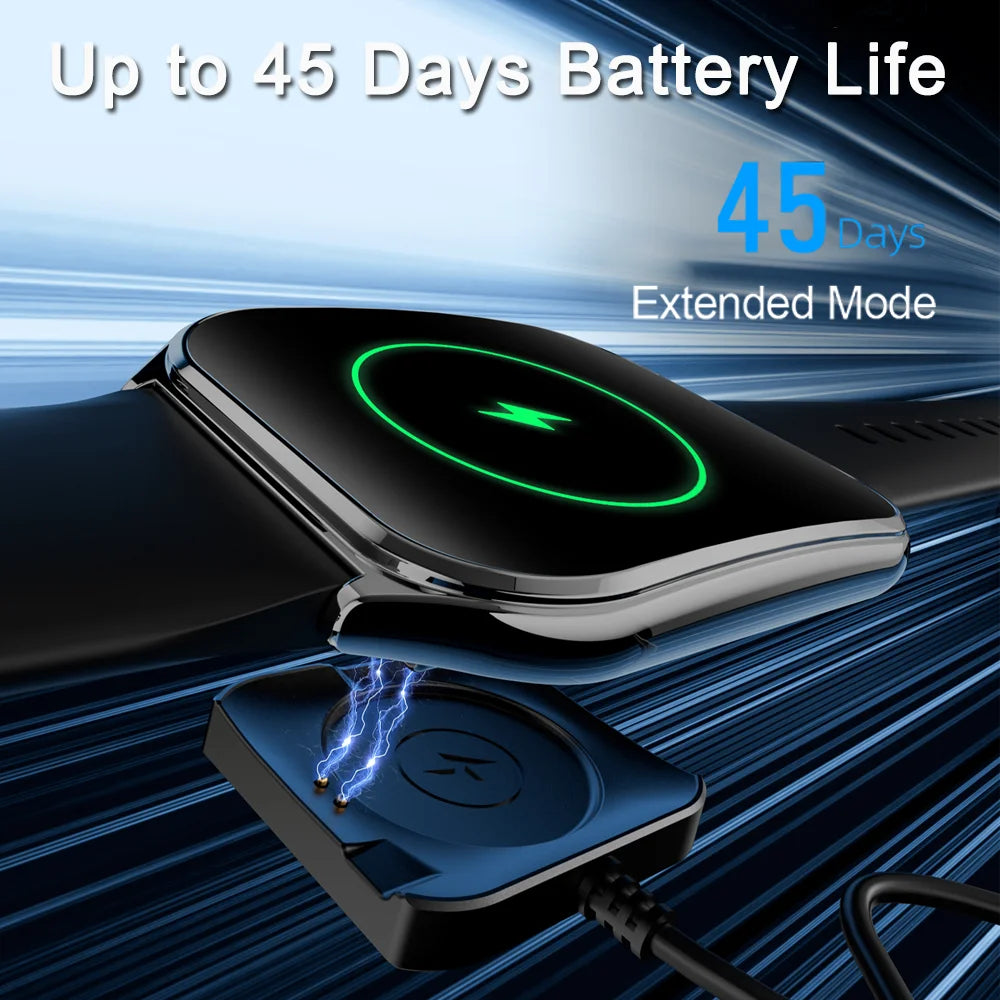 Neue 7,5 mm ultradünne Smartwatch für Herren (2025) mit 1,96"-AMOLED-Bildschirm und Always-on-Display