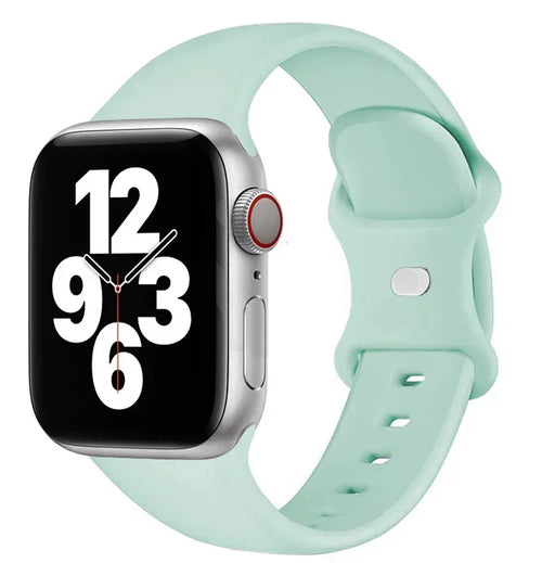 Bracelet en silicone pour Apple Watch 44 mm, 40 mm, 45 mm, 41 mm et 42-38 mm (sport)