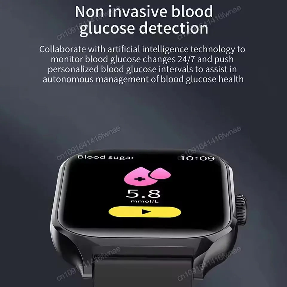 Montre connectée GTS pour hommes et femmes, écran tactile 1,77", montre de sport et de fitness