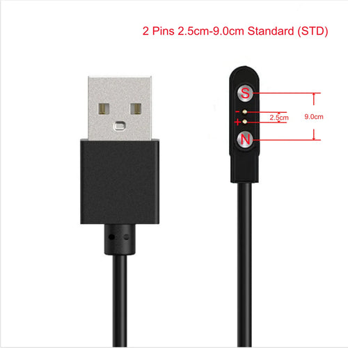 Universelles magnetisches Ladekabel USB-Dock-Ladegerät Stromkabel für