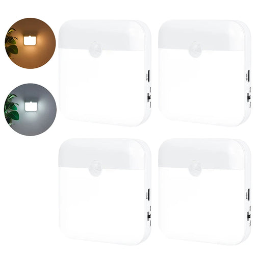 Motion Sensor Night Lights, TYPE-C Rechargeable Cabinet light,